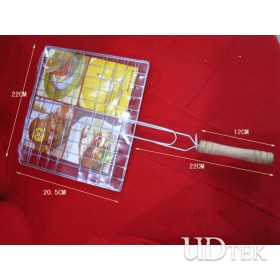 Outdoor barbecue Four hamburgers clip UD16084